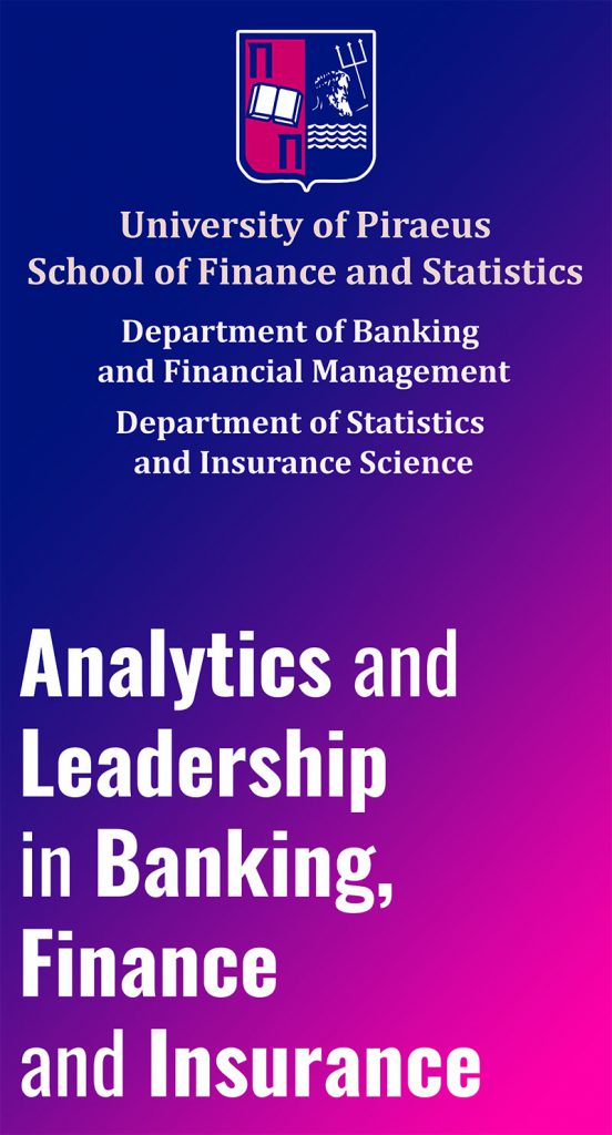 Analytics and Leadership in Banking, Finance and Insurance Poster